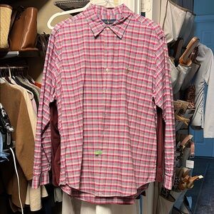 Men's Red Plaid Shirt